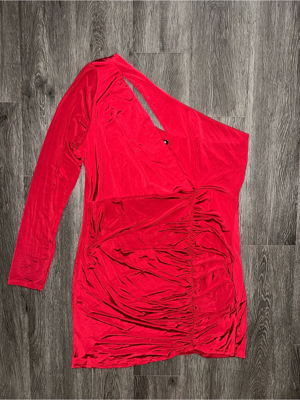 Up All Night One Shoulder
Mini Dress